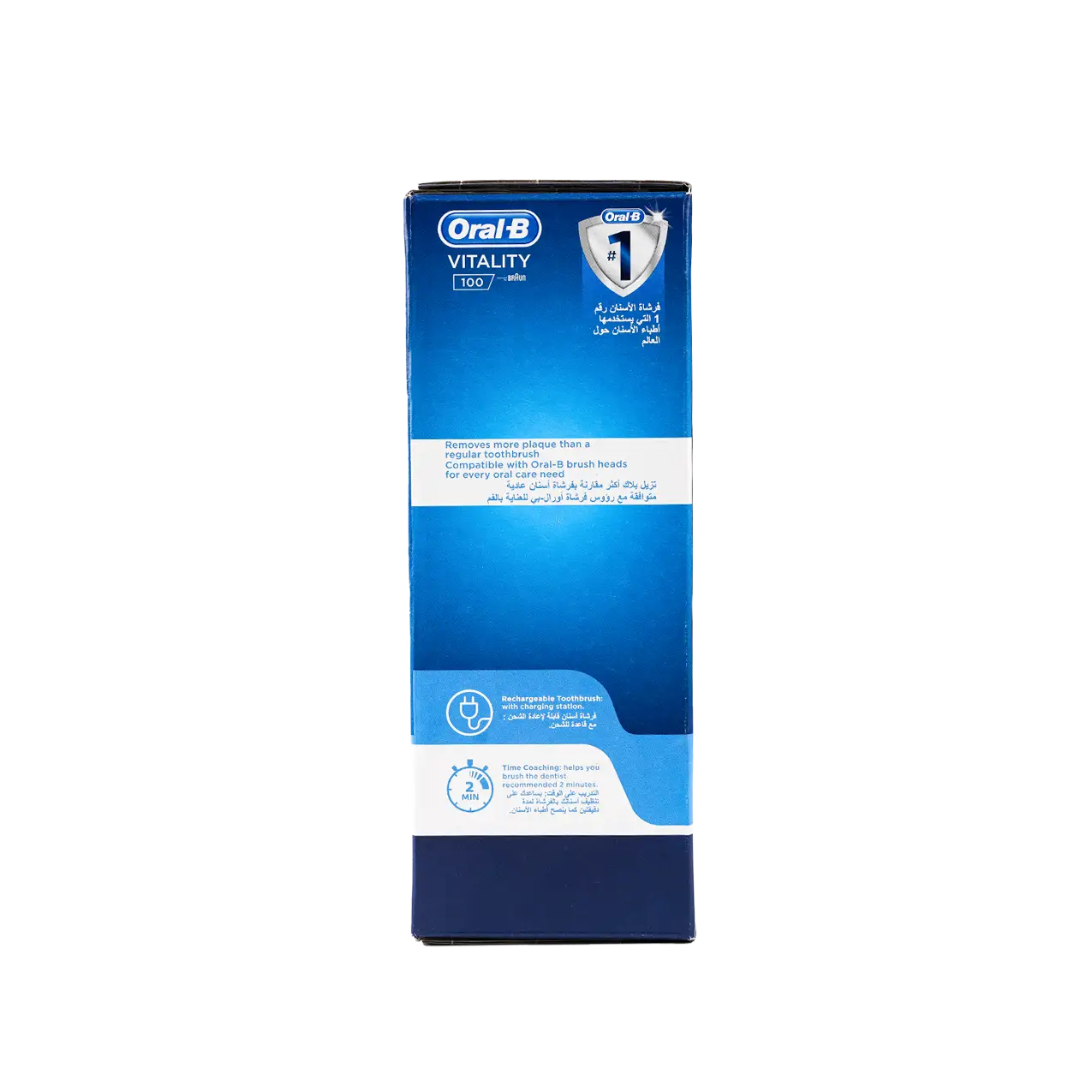 Oral-B Vitality 100 3d White Rechargeable Toothbrush-Pink