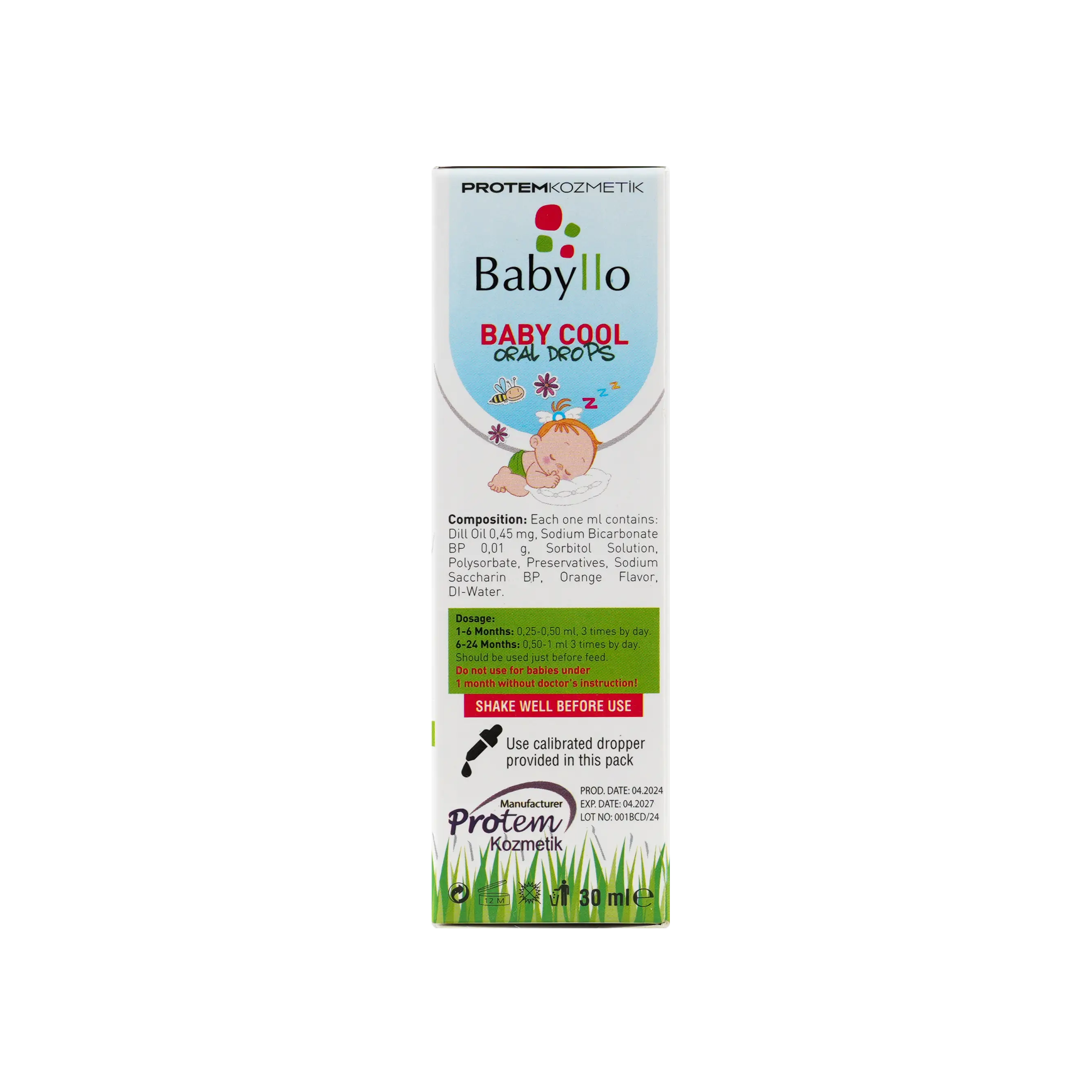 Babyllo Baby Cool Oral Drops 30Ml