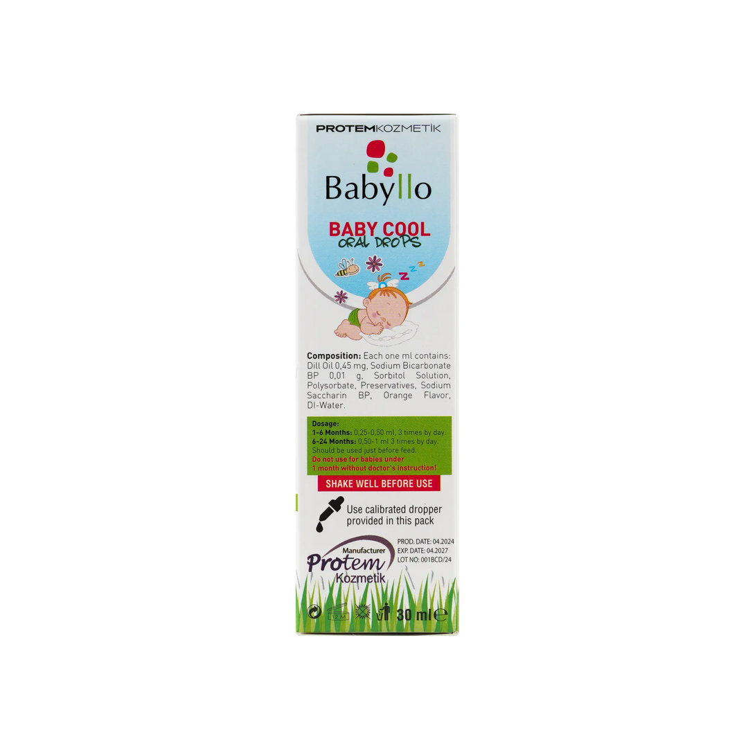 46251-Babyllo Baby Cool Oral Drops 30Ml +5