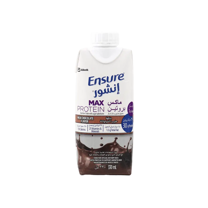 46346-Ensure Max Protein Milk Chocolate 330Ml
