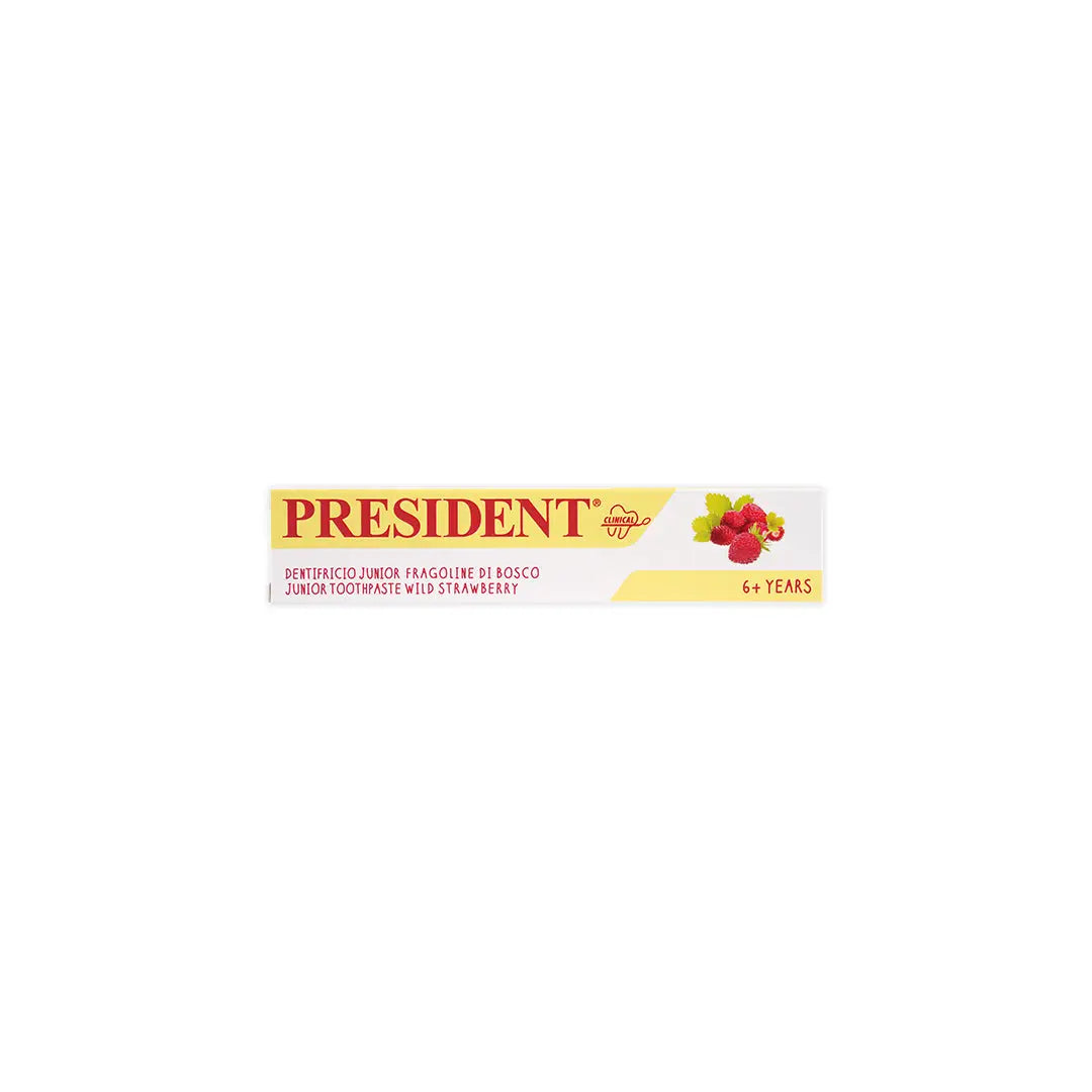 President Junior 6_ Wild Strawberry Toothpaste 50ml