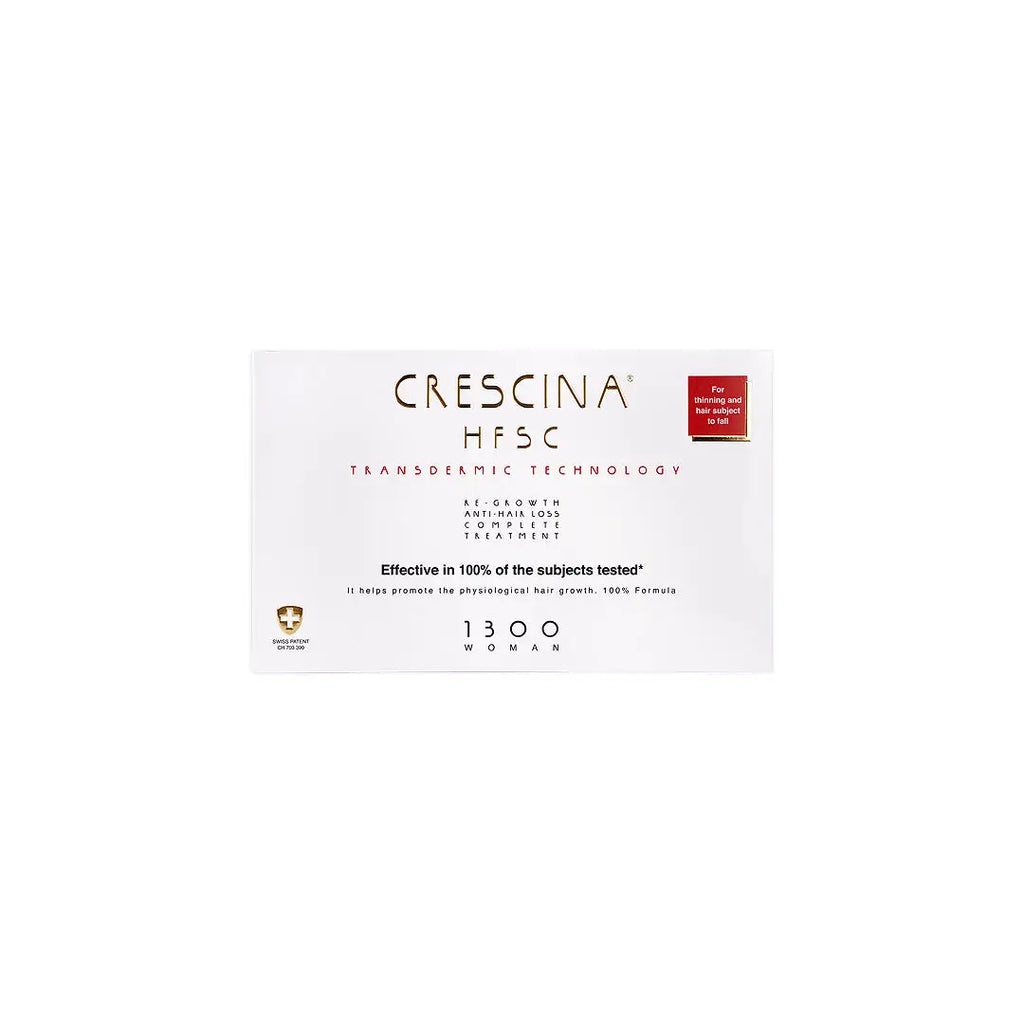 Crescina HFSC (1300) Woman Hair Treatment 10+10x3,5ml Vials 