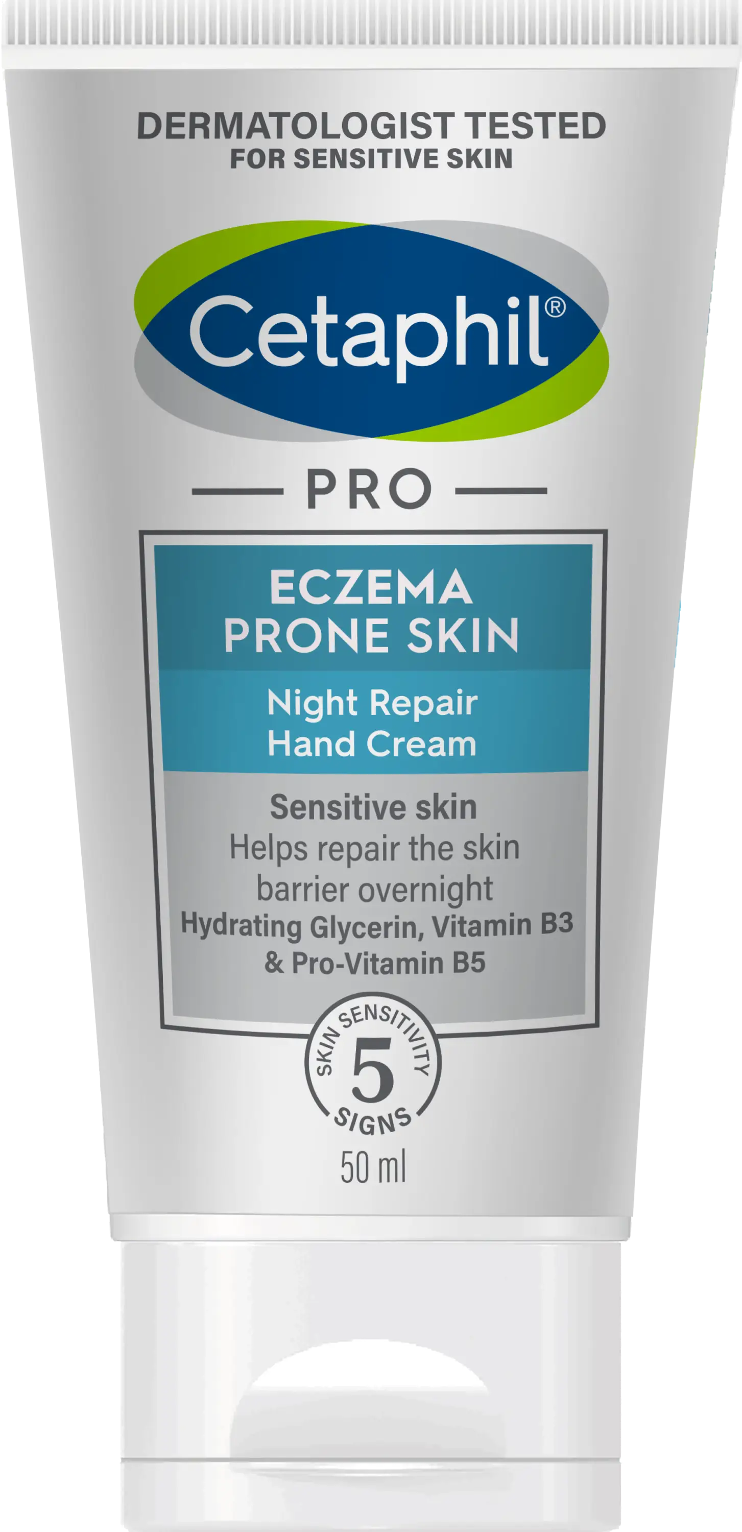 Cetaphil Pro Eczema Hand Night Repair Cream 50Ml