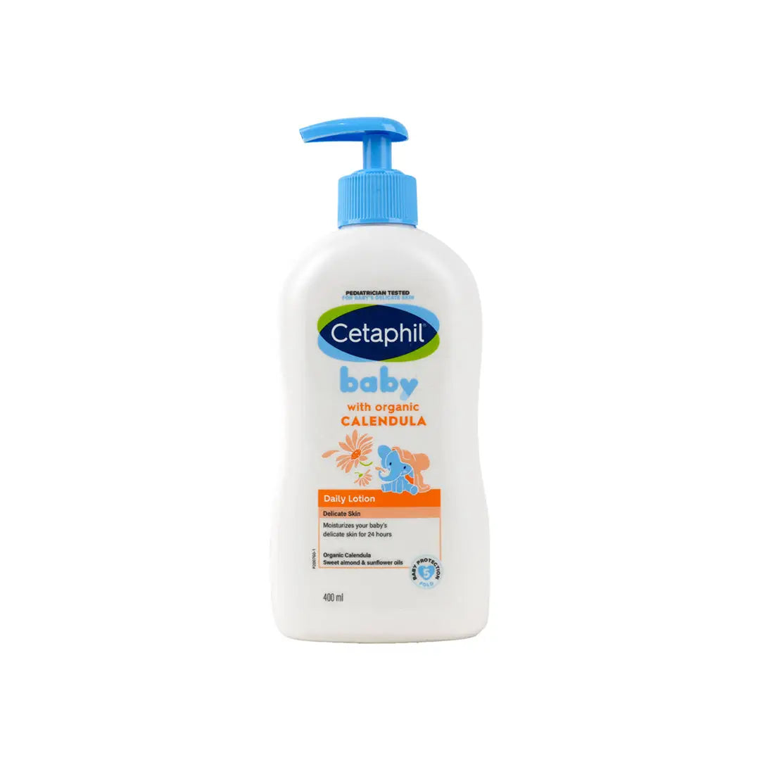 46385-CETAPHIL BABY DAILY LOTION WITH ORAGANIC CALENDULA 400ML