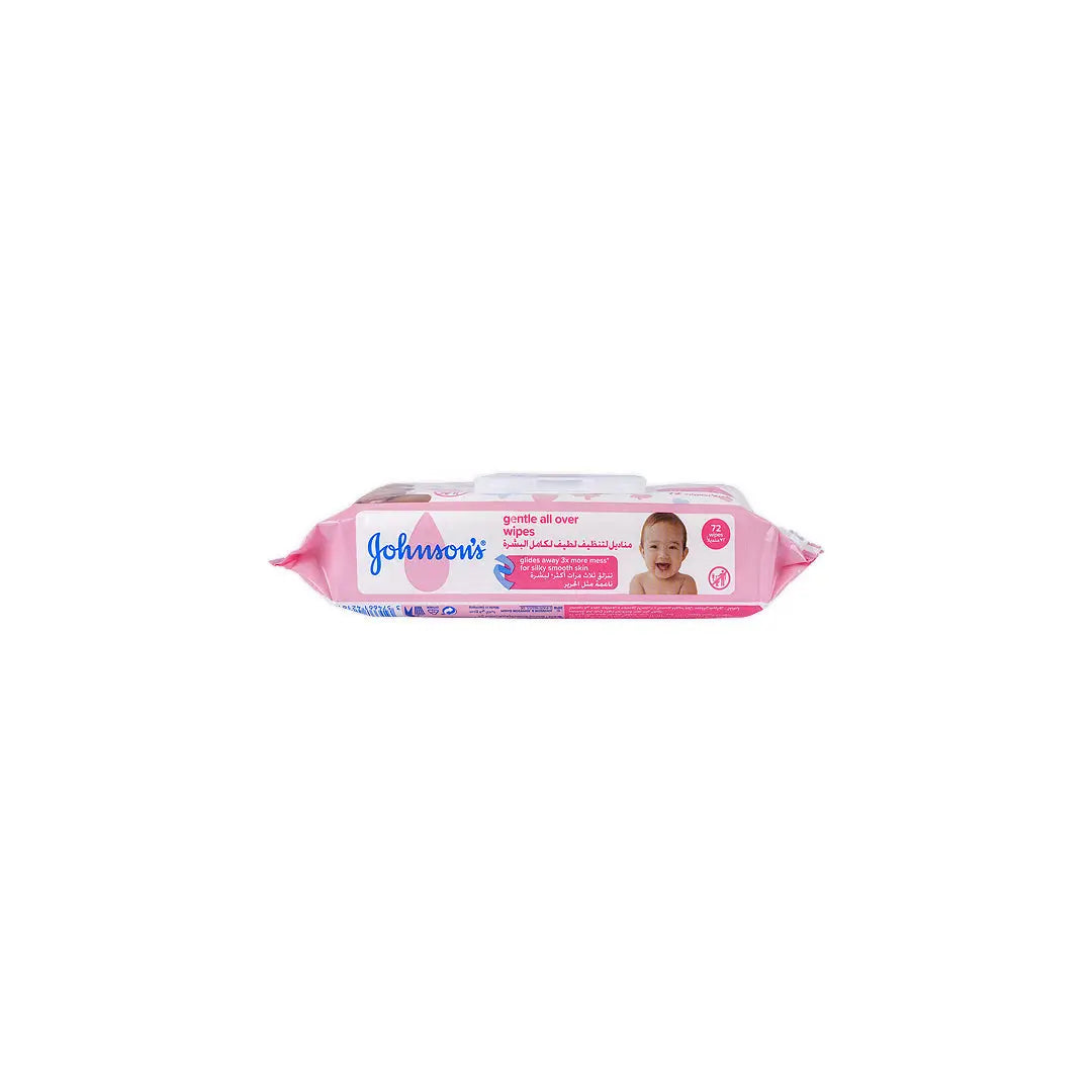 Johnson's Gentle All Over Wipes 72Pcs