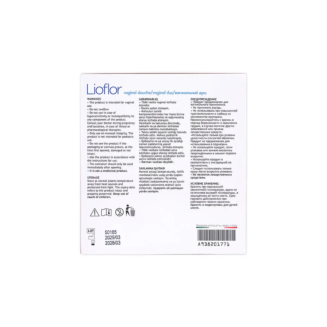 46404-Lioflor Vaginal Douche 5pcs +6