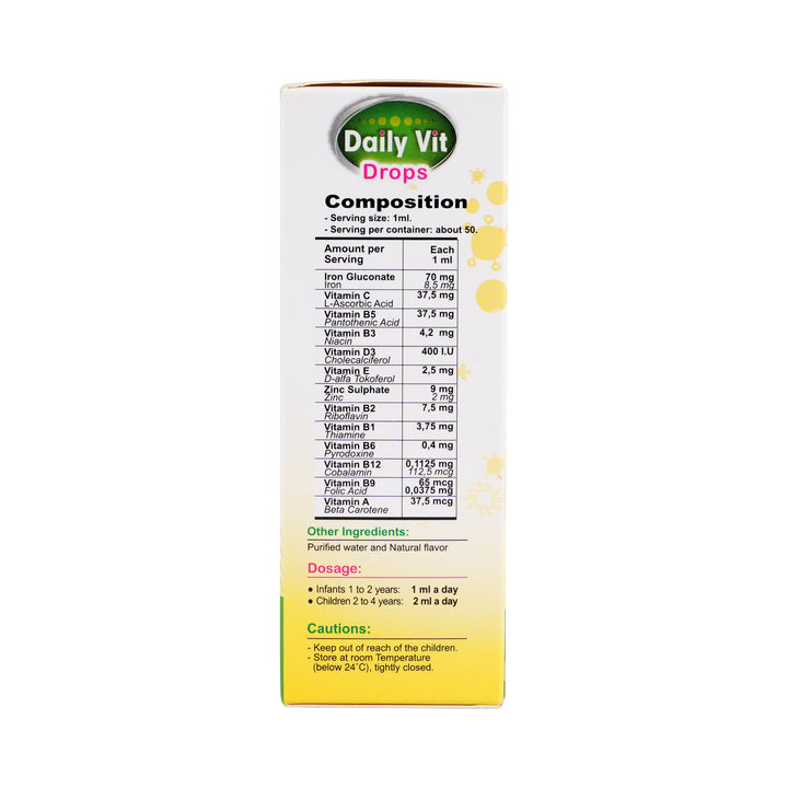 46405-Daily Vit Drops 50Ml +3