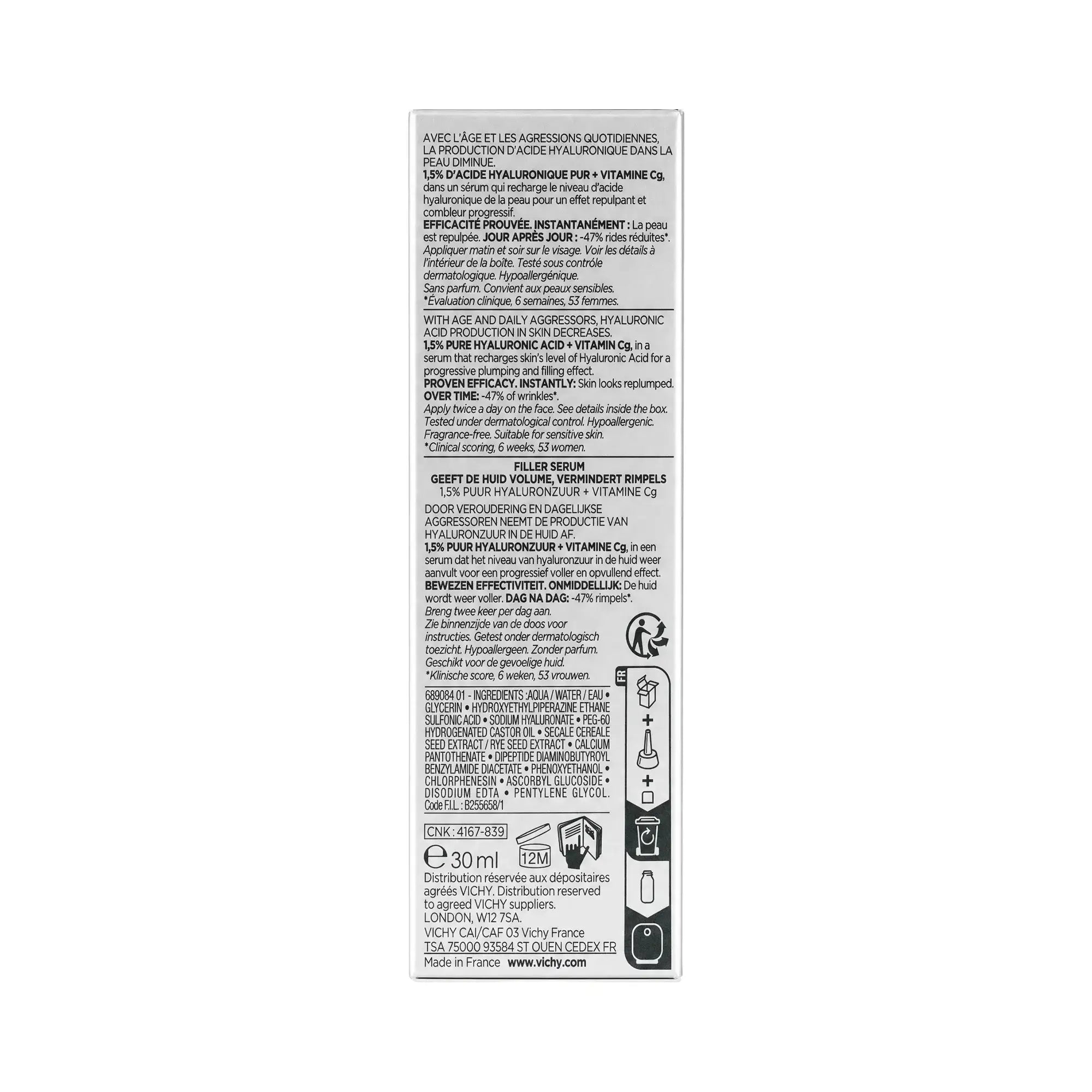 46419-Vichy Liftactiv Superme HA Filler 30ml +7