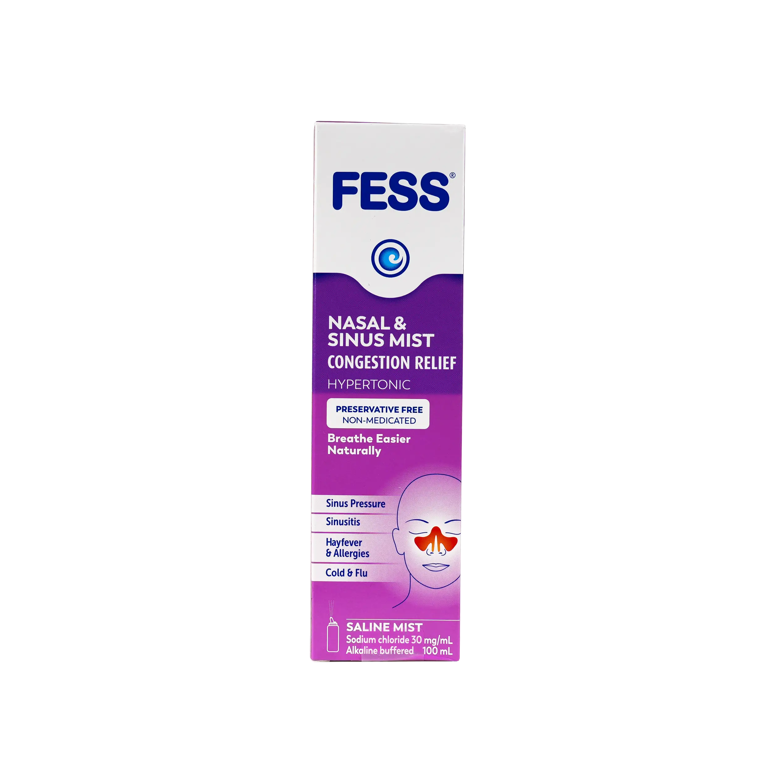 Fess Nasal & Sinus Mist Spray 100Ml