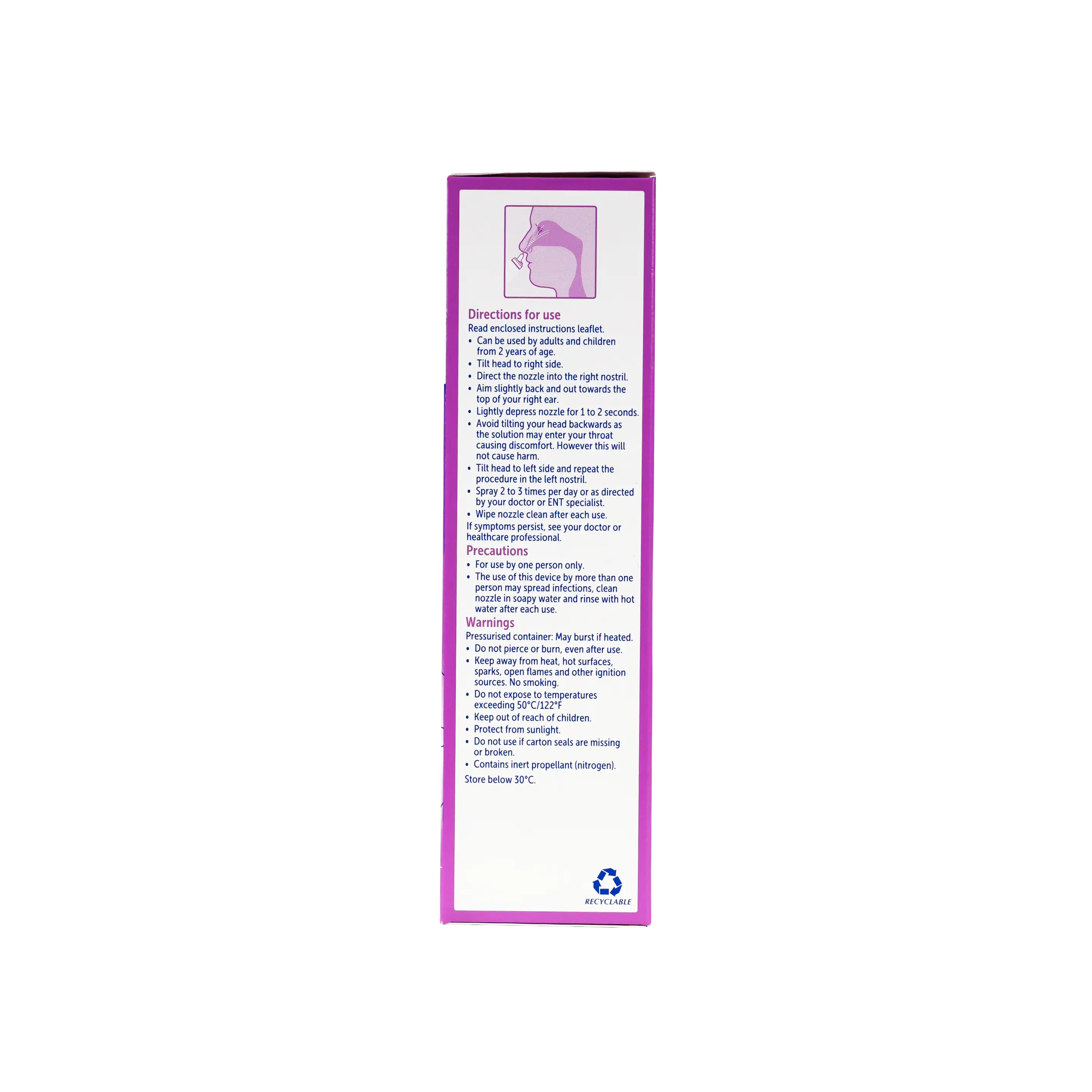 Fess Nasal & Sinus Mist Spray 100Ml