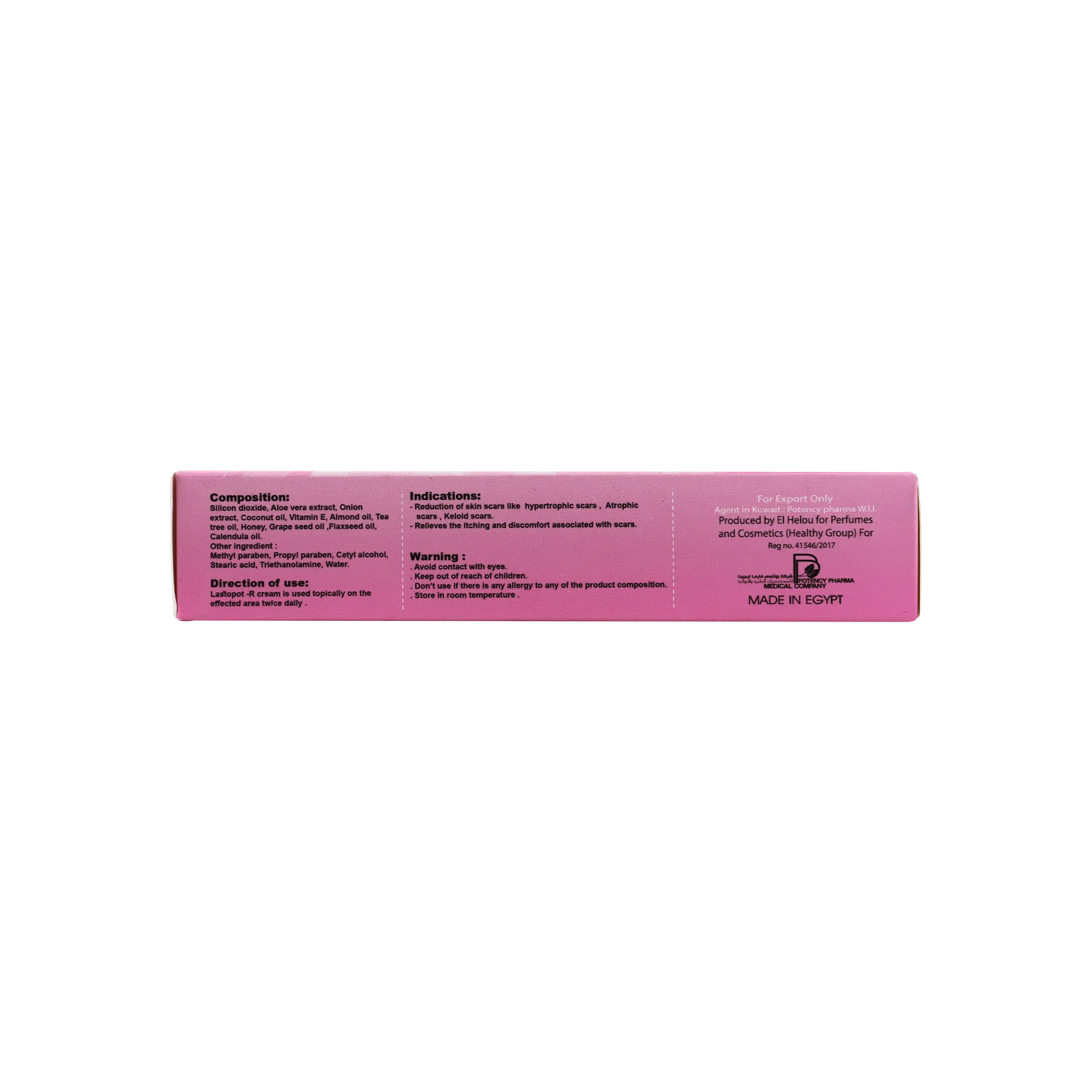 Lastopot-R Scar Cream 50G