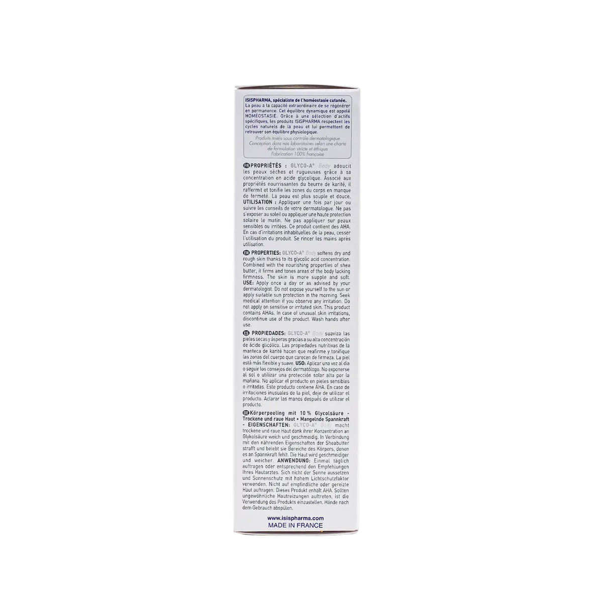 46472-ISIS Pharma Glyco-A 10% Body Peeling Cream 200ml +1