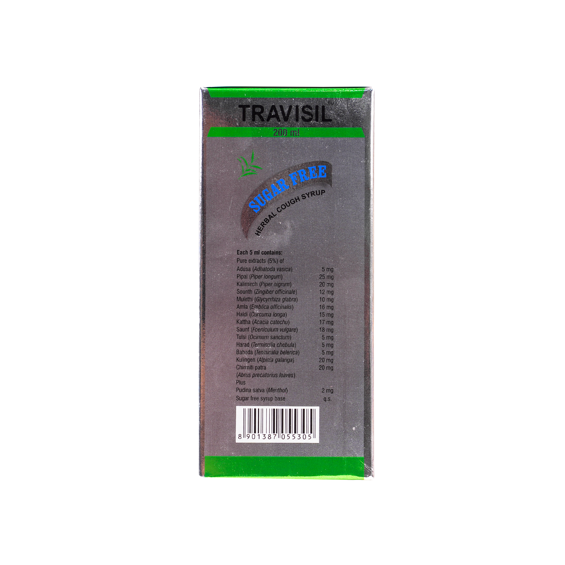 TRAVISIL SUGAR FREE COUGH SYRUP 200ML