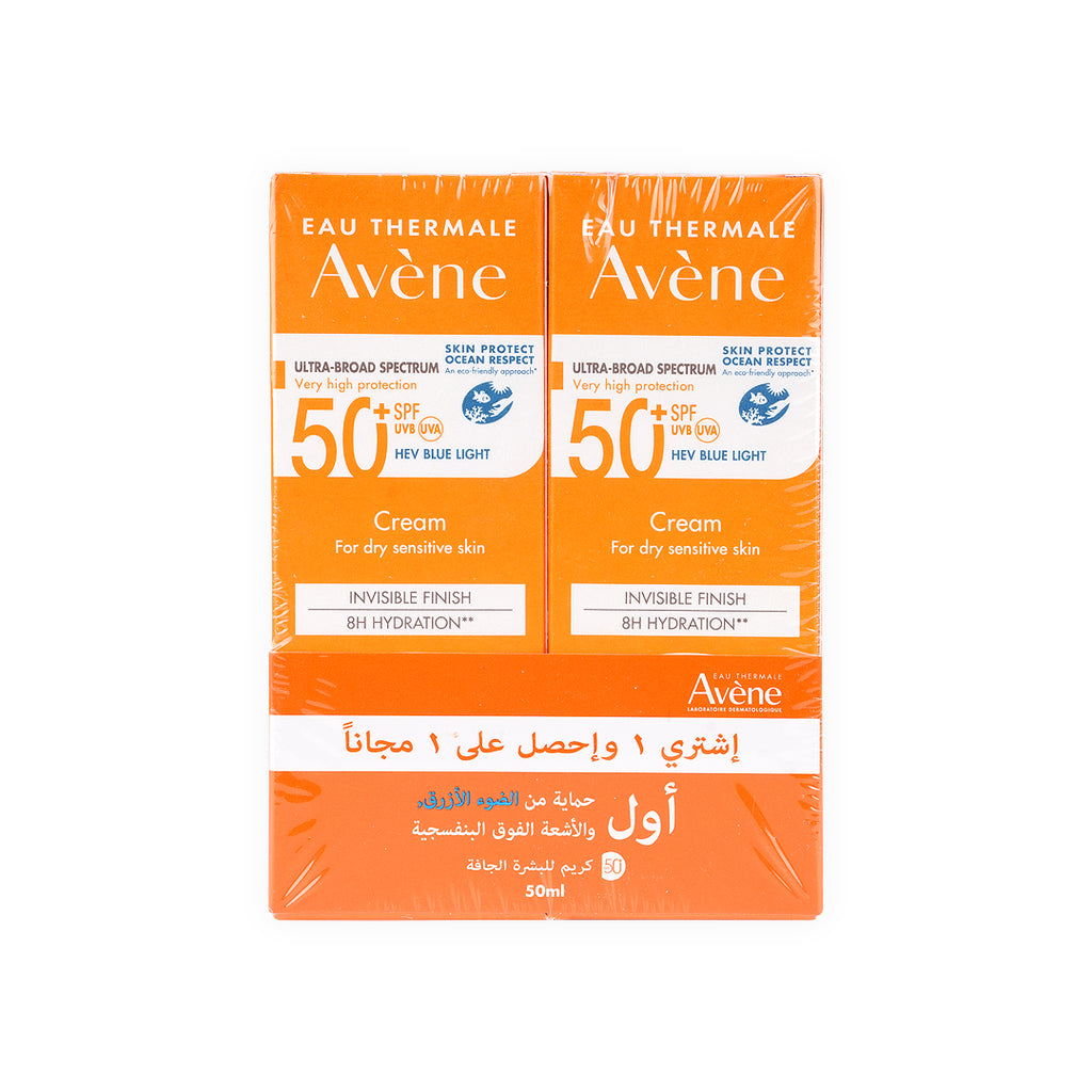 Avene SPF50+ Cream 50Ml (1+1)-Offer