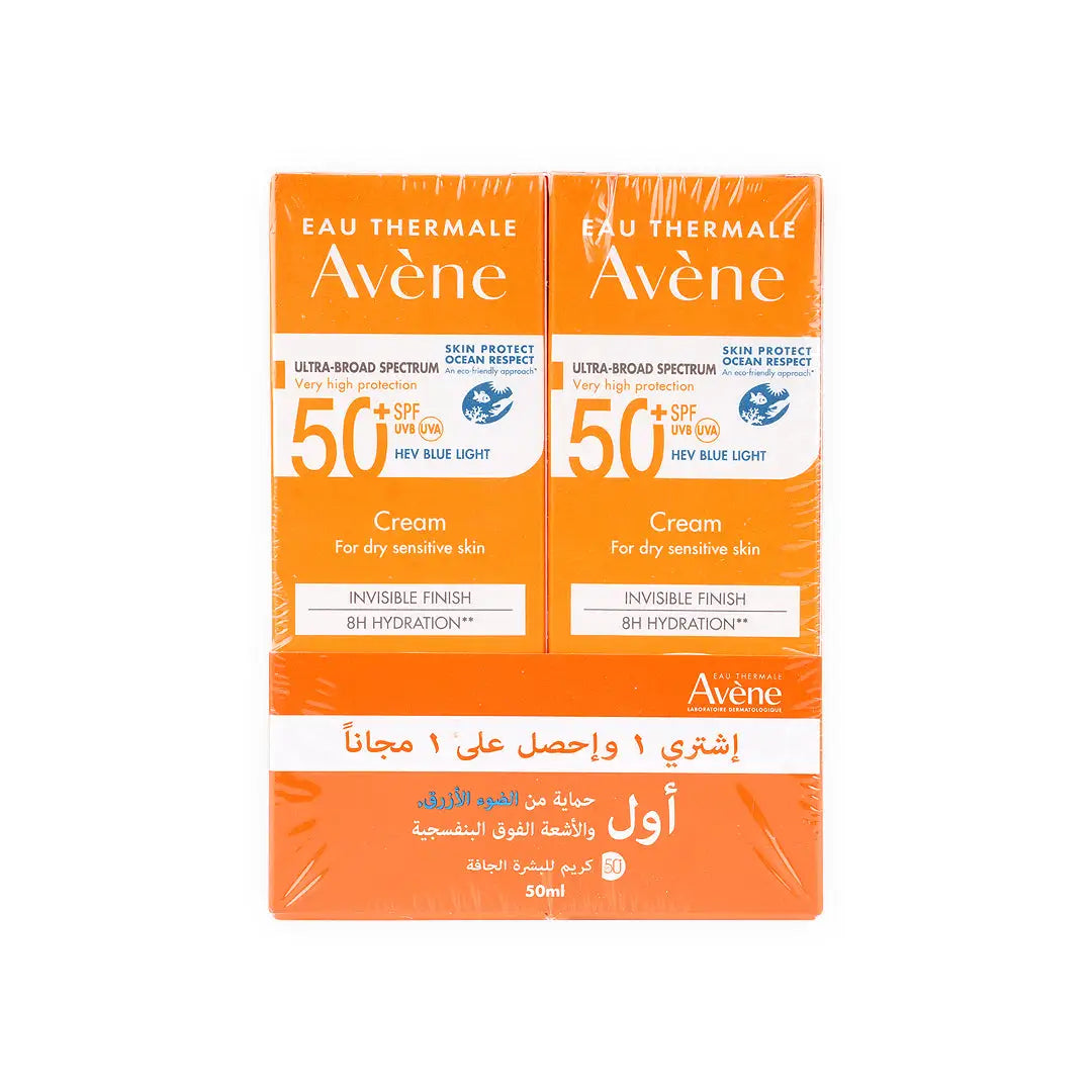 Avene SPF50+ Cream 50Ml (1+1)-Offer