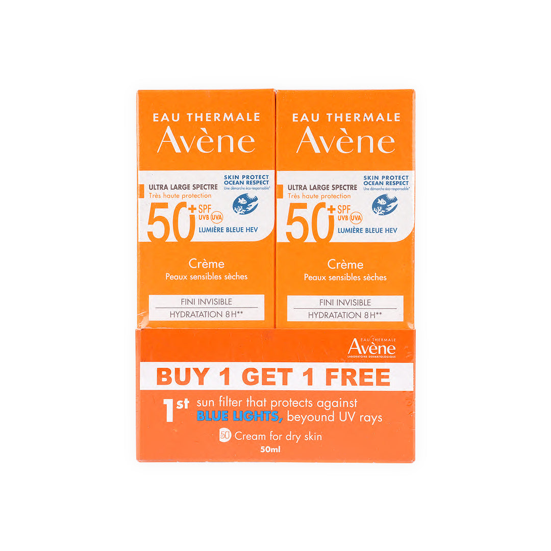 Avene SPF50+ Cream 50Ml (1+1)-Offer