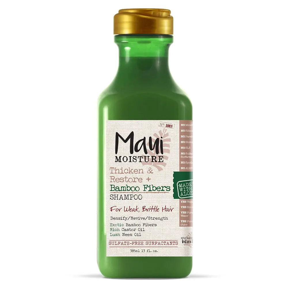 46495-Maui Moisture Bamboo Fibers Hair Shampoo 385Ml