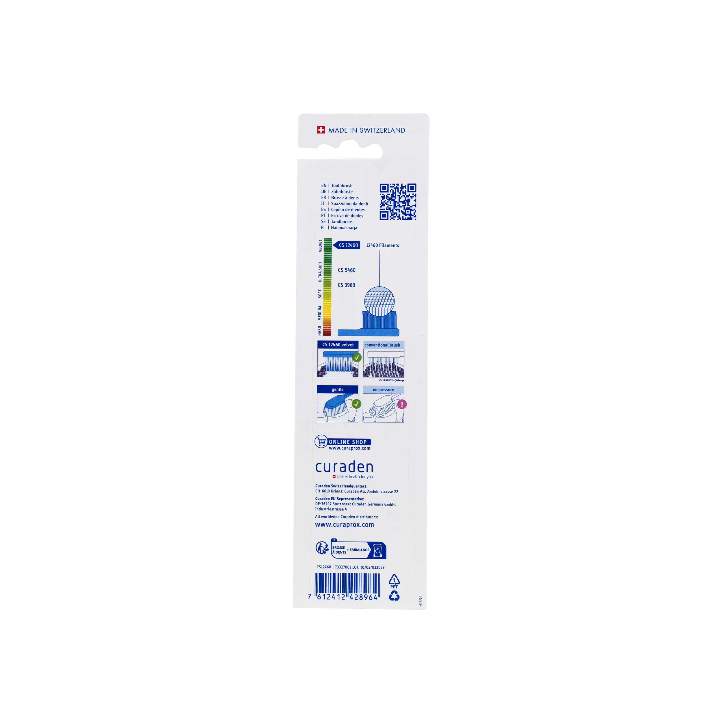 Curaprox Adult Velvet Toothbrush-CS12460