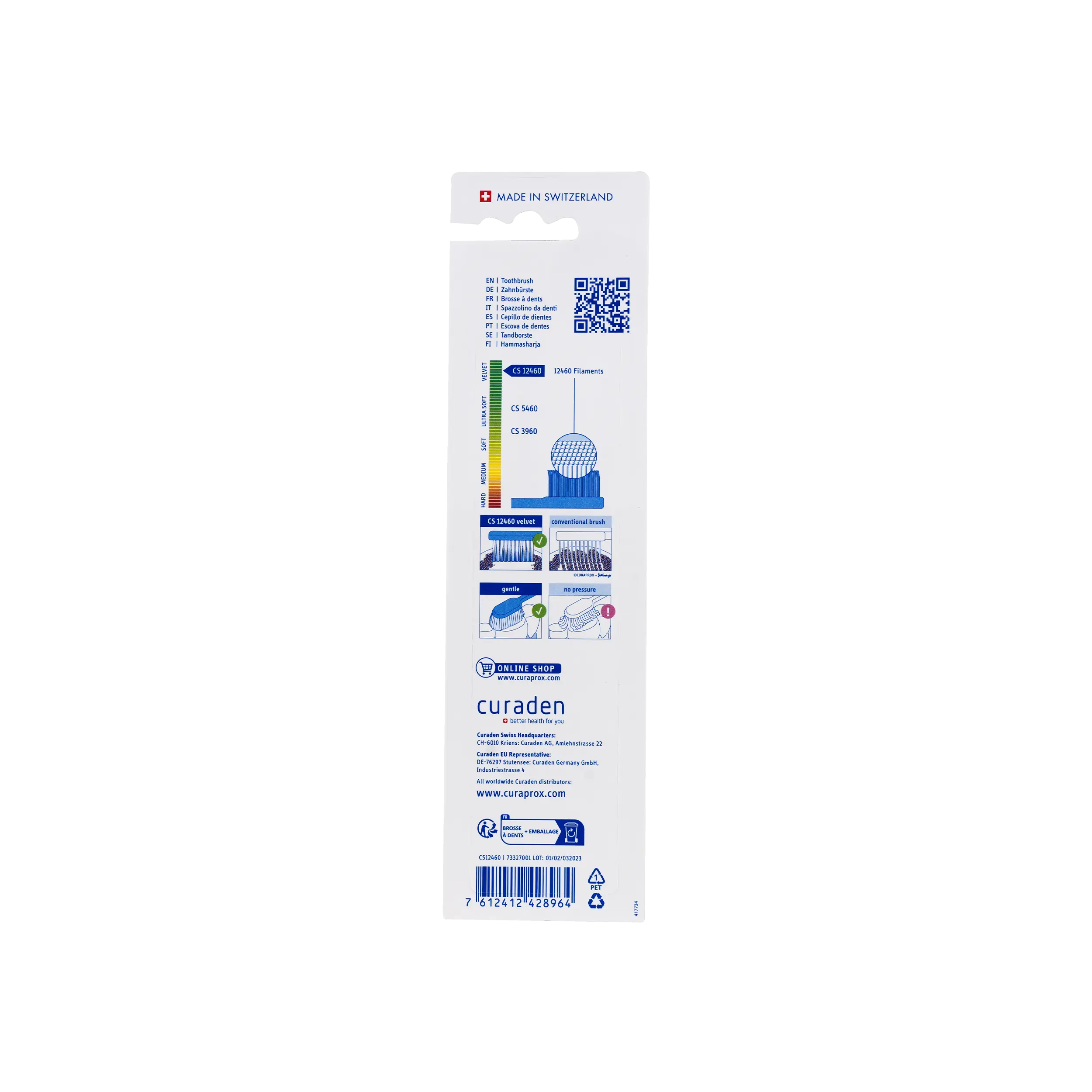 Curaprox Adult Velvet Toothbrush-CS12460