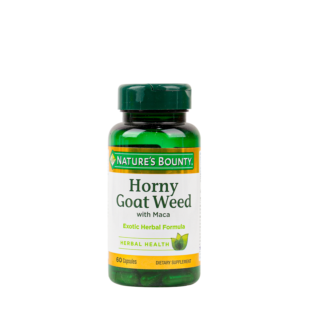 NATURES BOUNTY HORNY GOAT WEED WITH MACA 60CAP