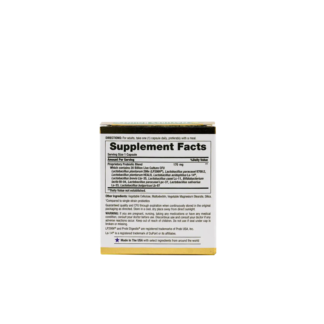 46574-NATURES BOUNTY PROBIOTIC 10 30CAP +3