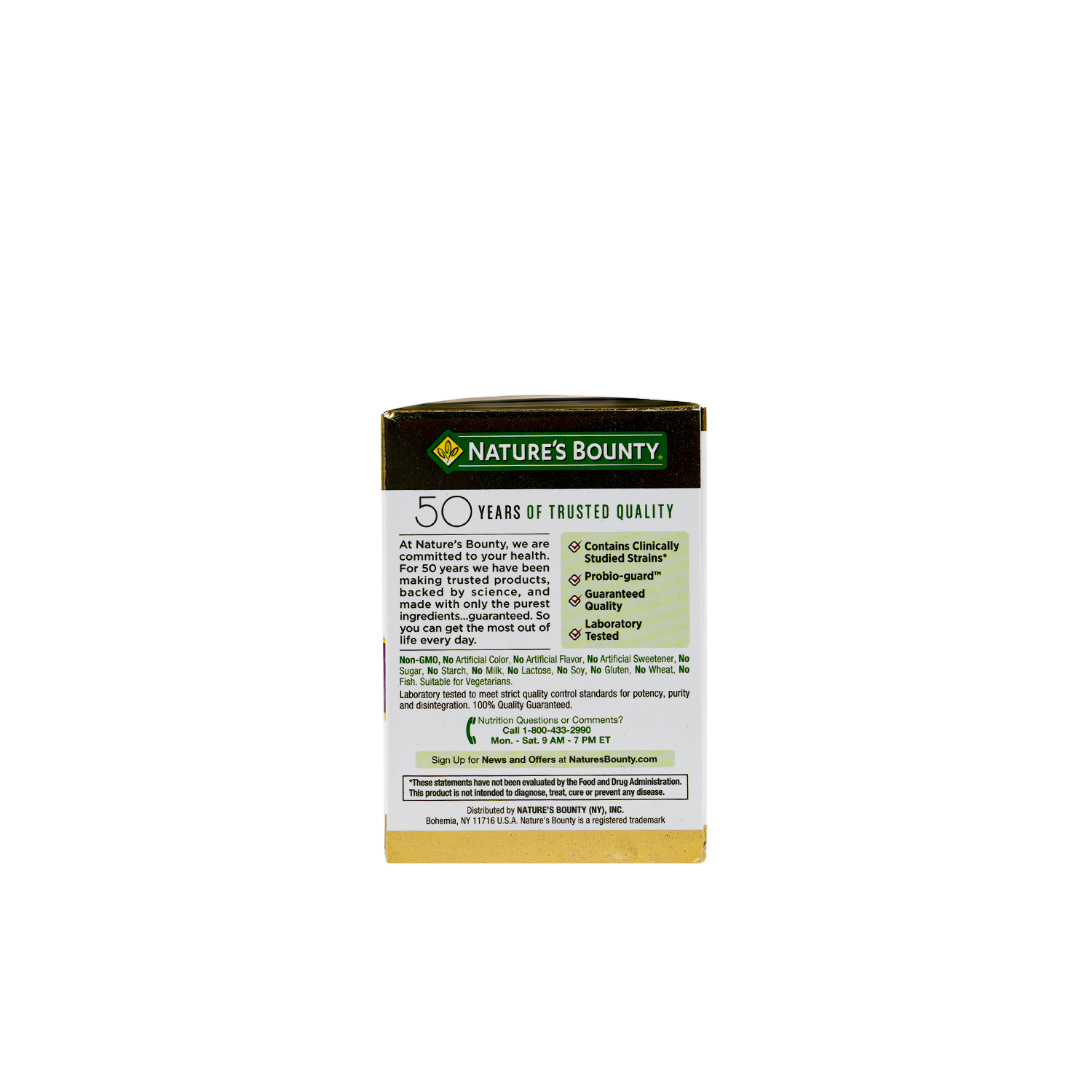 NATURES BOUNTY PROBIOTIC 10 30CAP