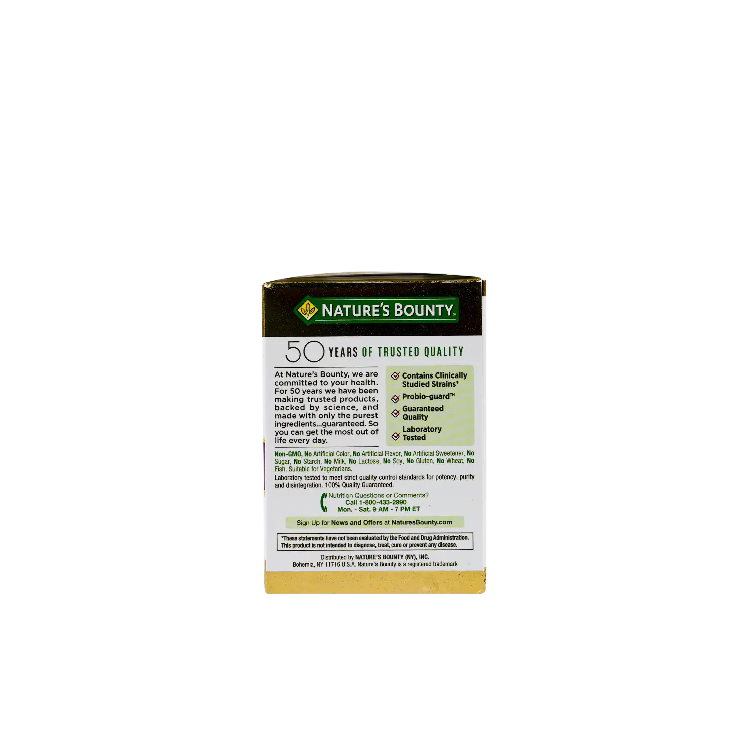 Natures Bounty Probiotic 10 30Cap