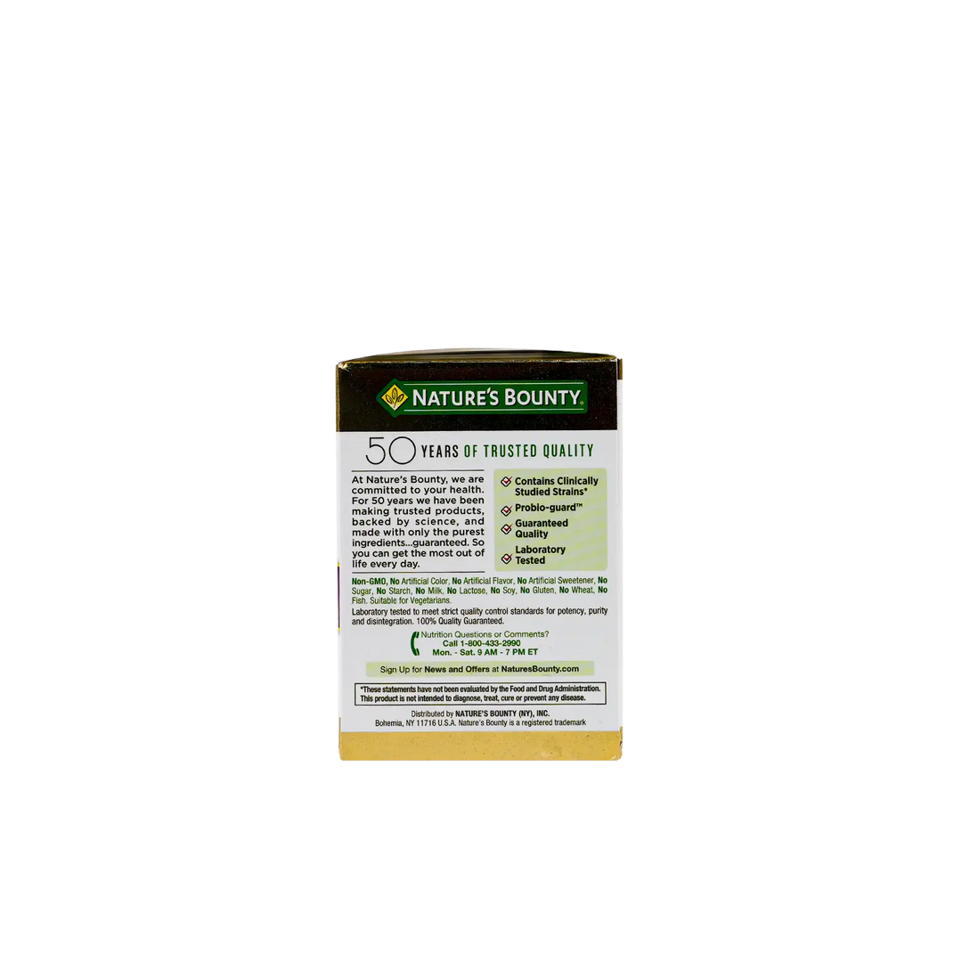 46574-NATURES BOUNTY PROBIOTIC 10 30CAP +2