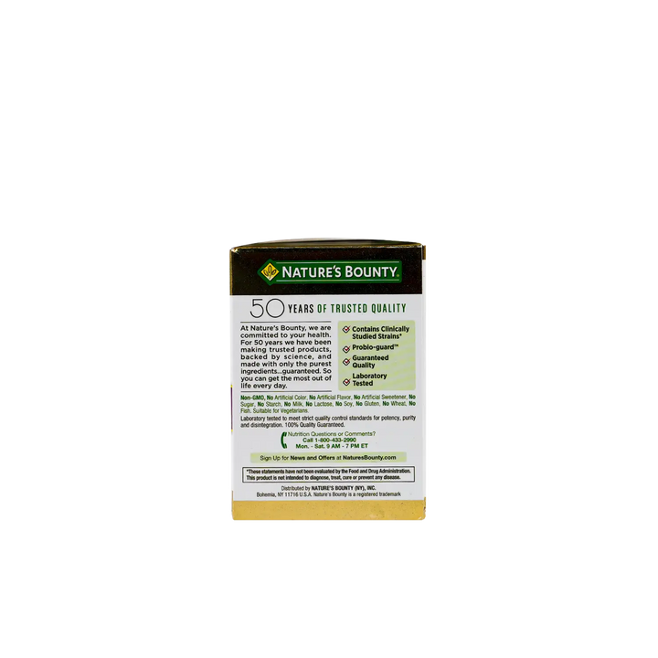 46574-NATURES BOUNTY PROBIOTIC 10 30CAP +2