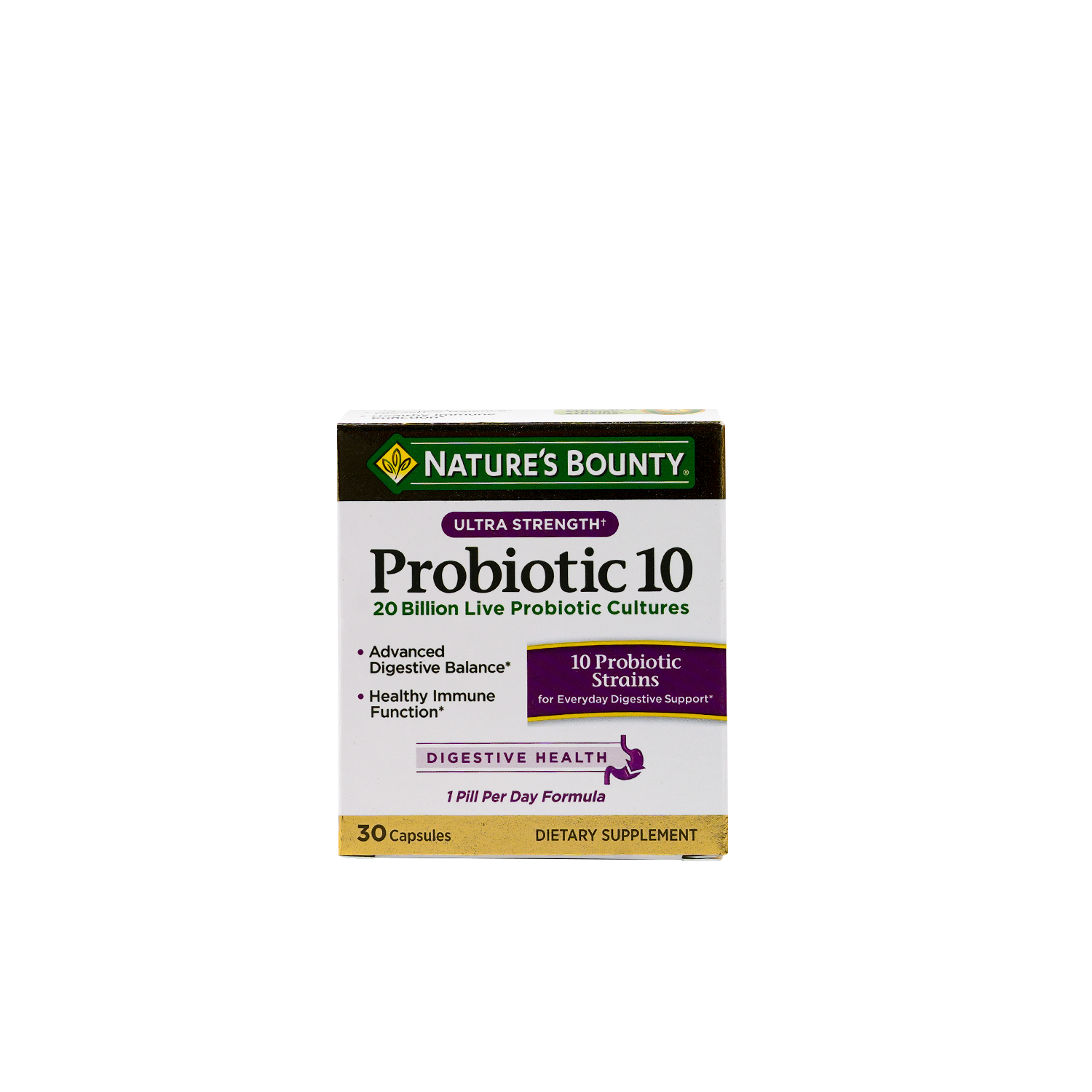 NATURES BOUNTY PROBIOTIC 10 30CAP