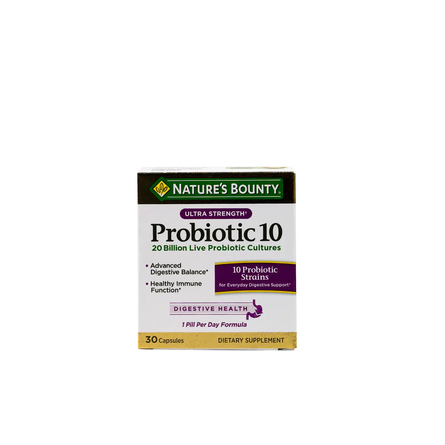Natures Bounty Probiotic 10 30Cap
