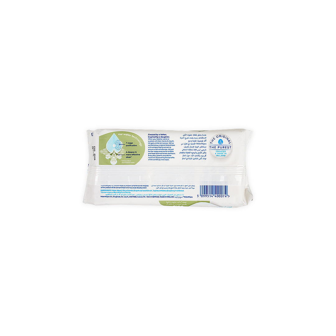 Water Wipes Kids With Fruit & Berry Extract 60Pcs