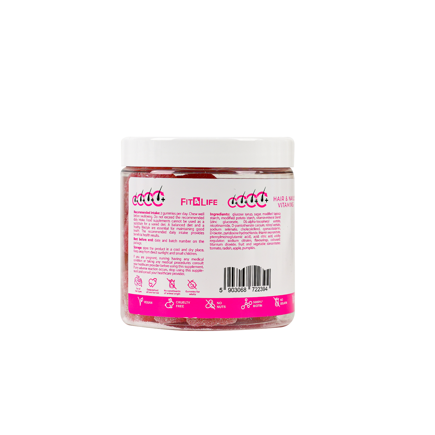 FIT 4 LIFE HAIR VOLUME UNICORN 300G 60GUMMIES