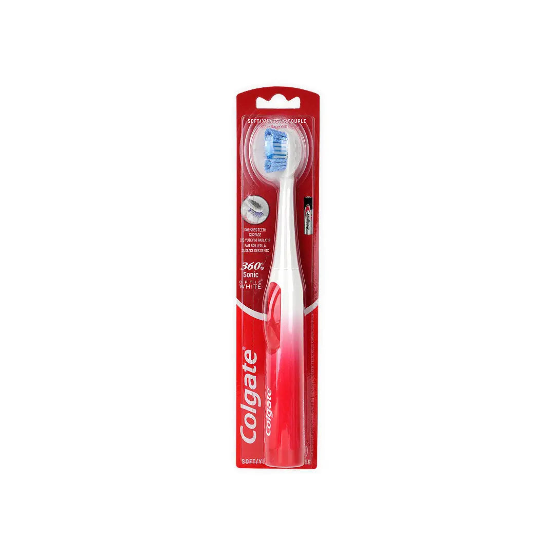 Colgate Optic White 360 Platinum Power Soft Toothbrush