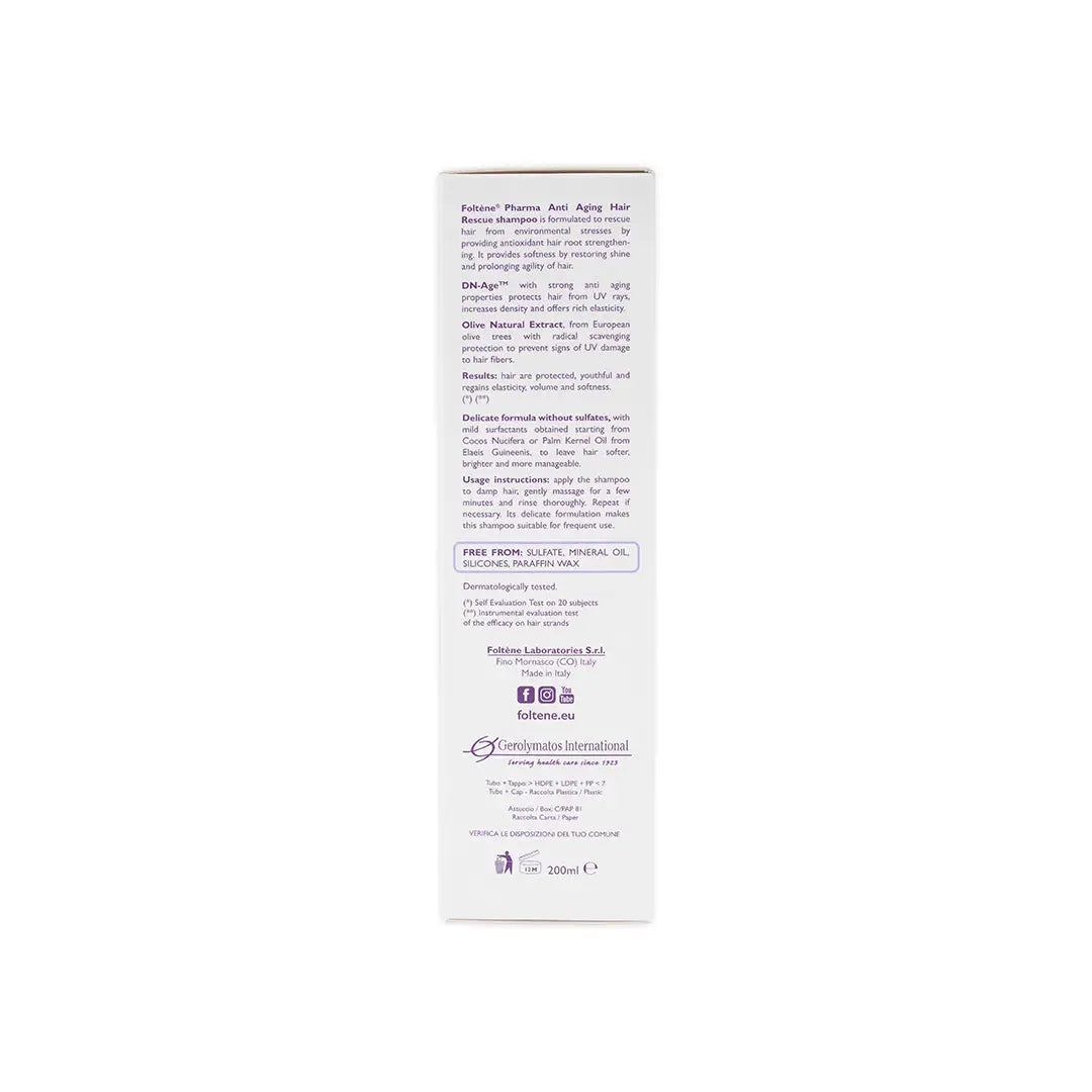 FOLTENE ANTI-AGING HAIR RESCUE SHAMPOO 200ML