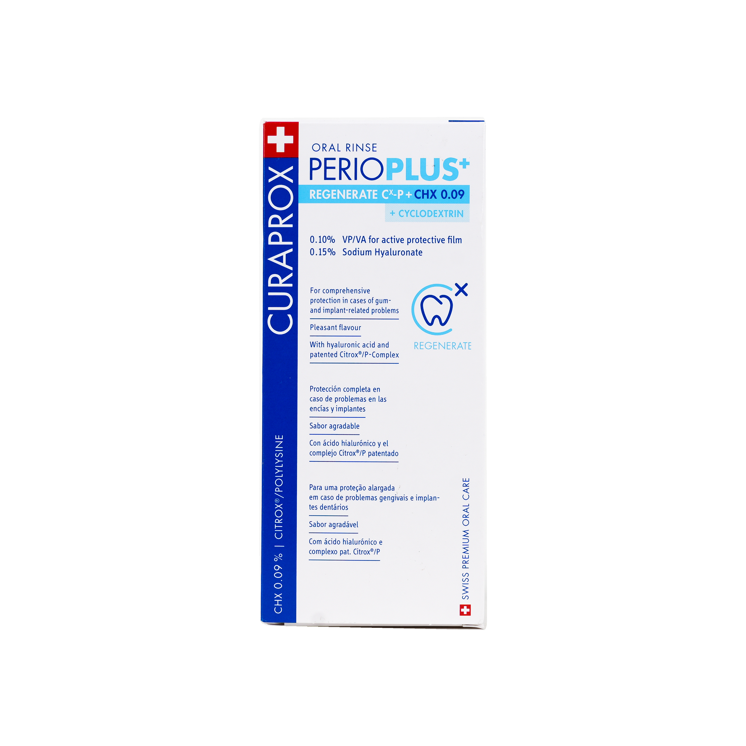 Curaprox Perioplus Regenerate CHX 0.09 Mouthwash 200ml