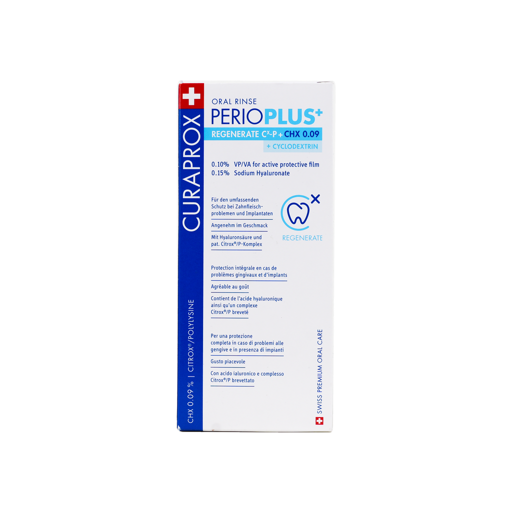 Curaprox Perioplus Regenerate CHX 0.09 Mouthwash 200ml