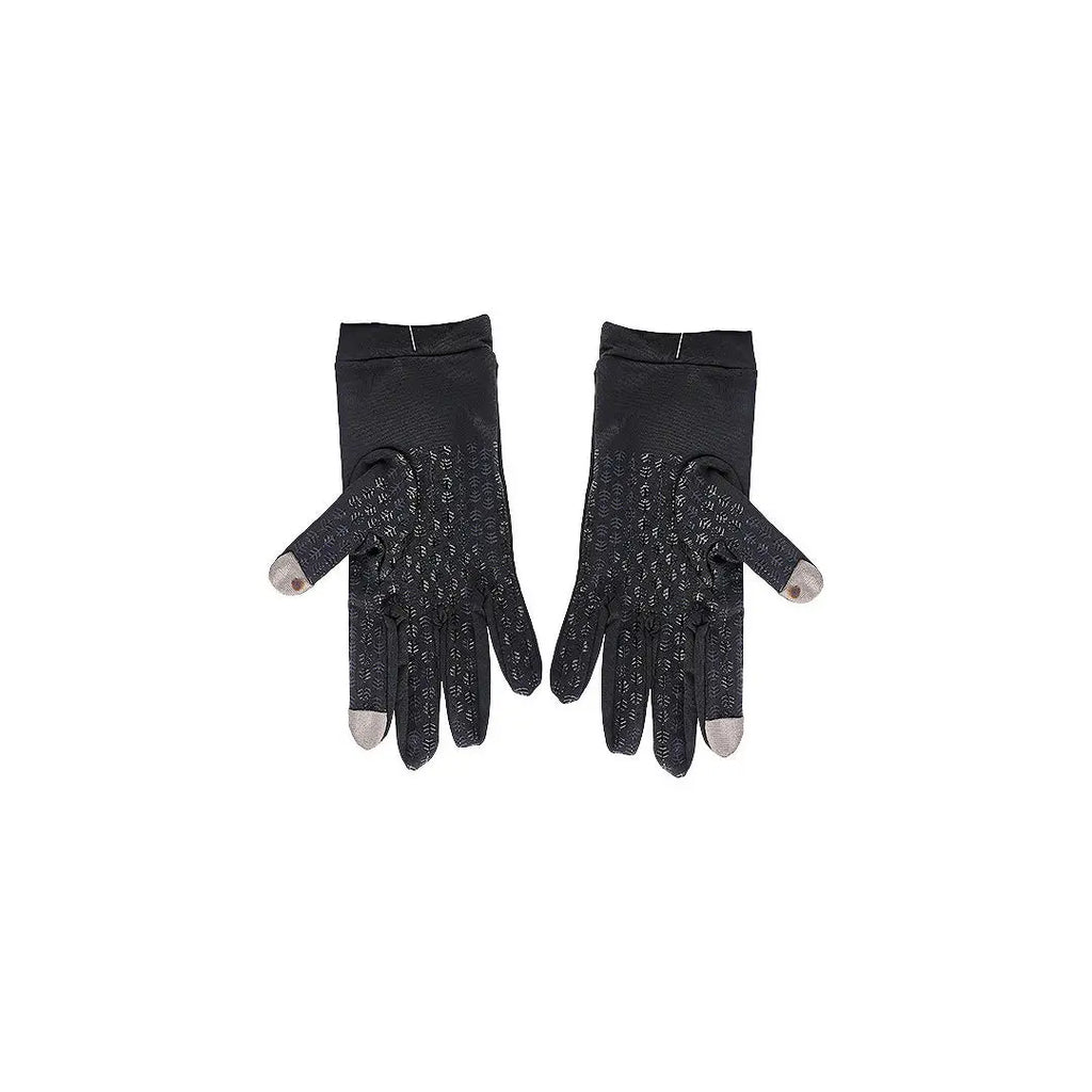 Coolibar UPF50+ Sun Black Gloves-M