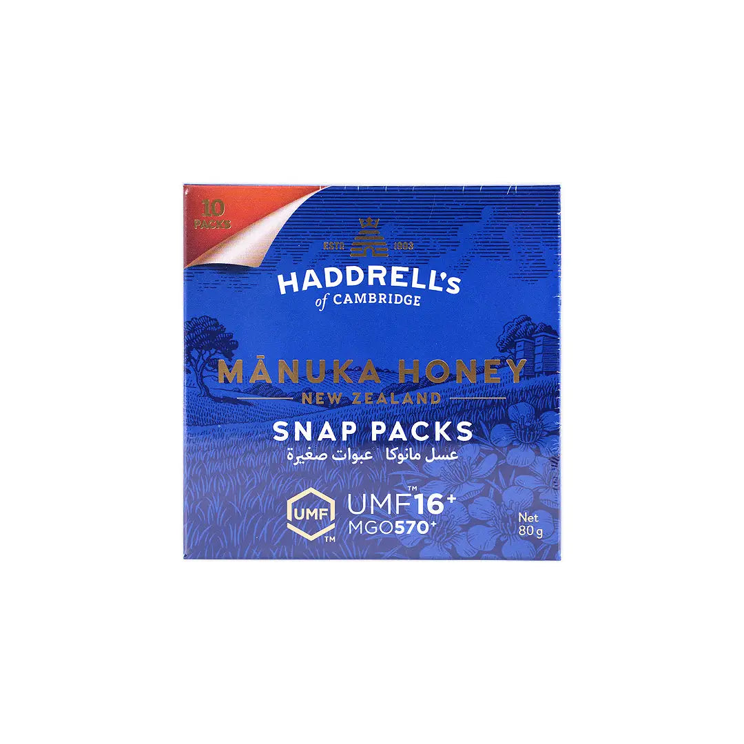 Haddrell's Manuka Honey (Umf16+) Snap 10Packs