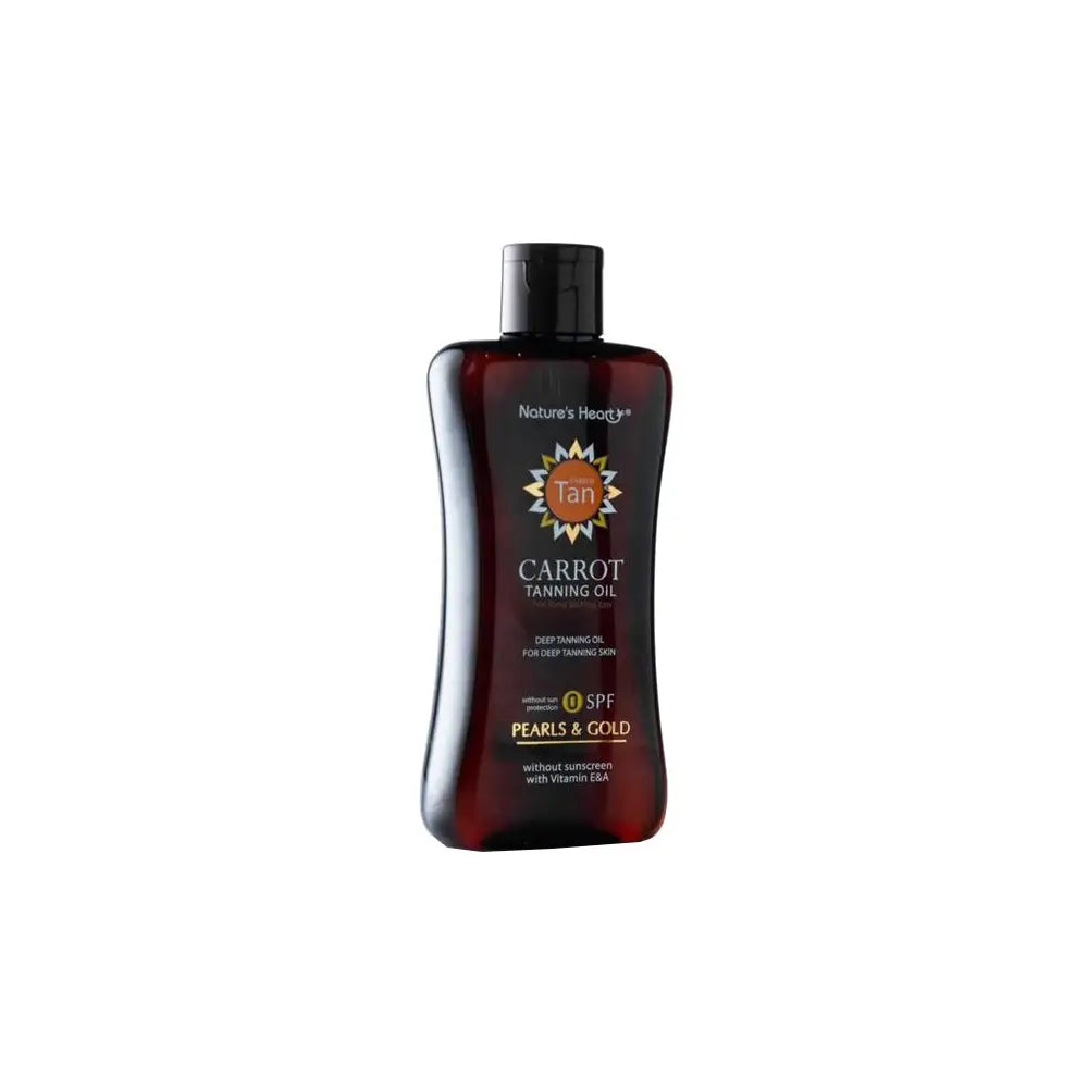 Natures Hearty Carrot Tanning Oil SPF0 Tan 200Ml
