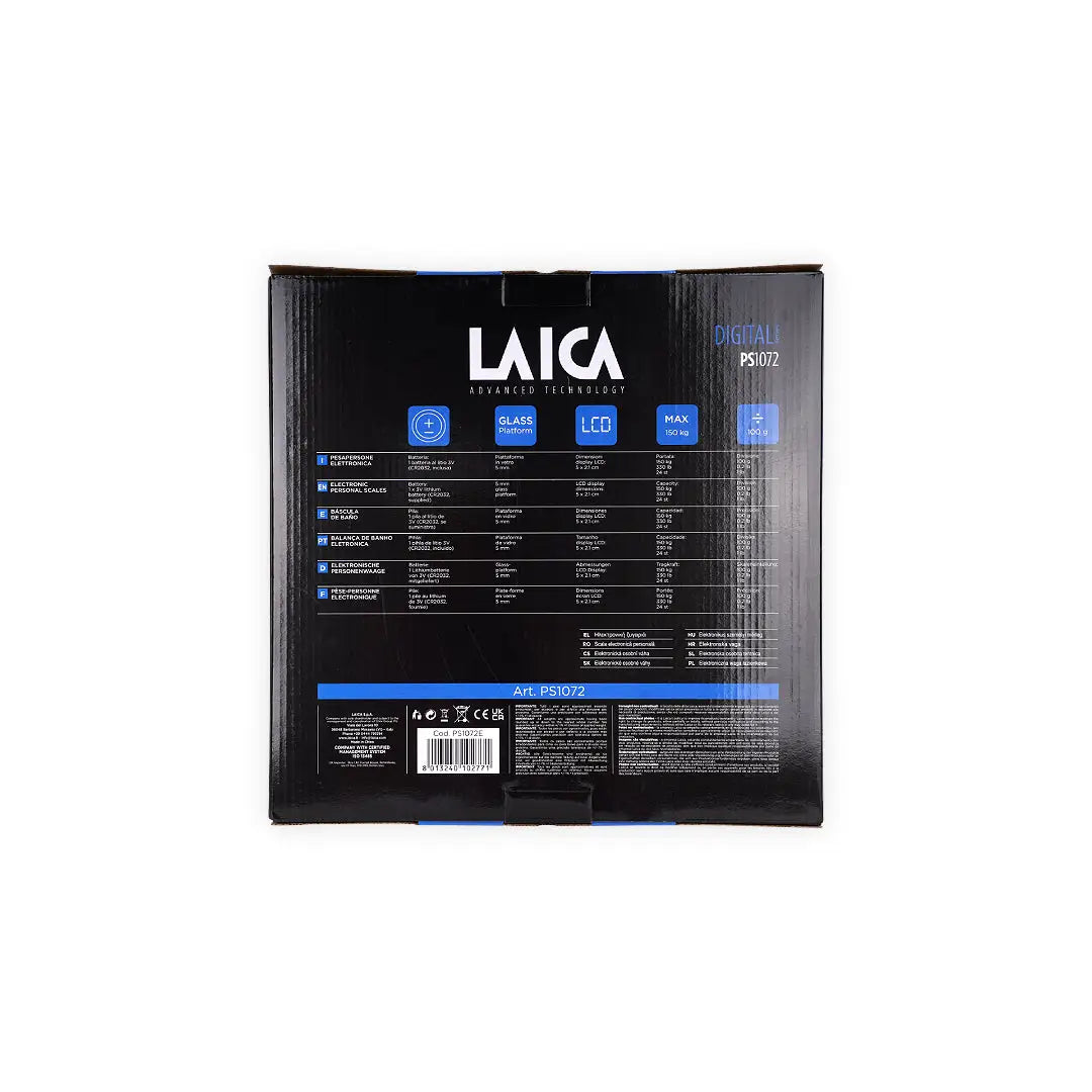 Laica Electronic Scale White With leaves-PS1072