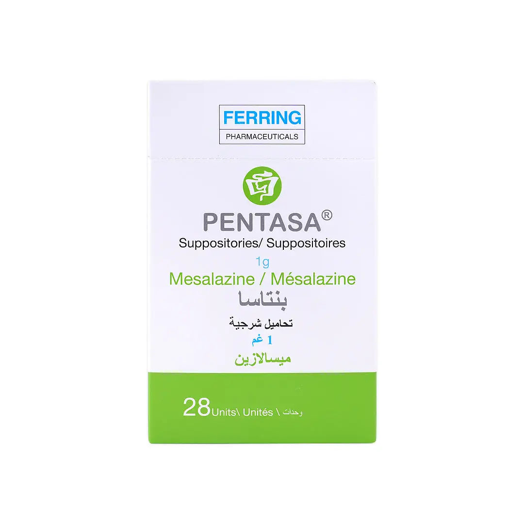 PENTASA 1GM 28 SUPPOSITORIES