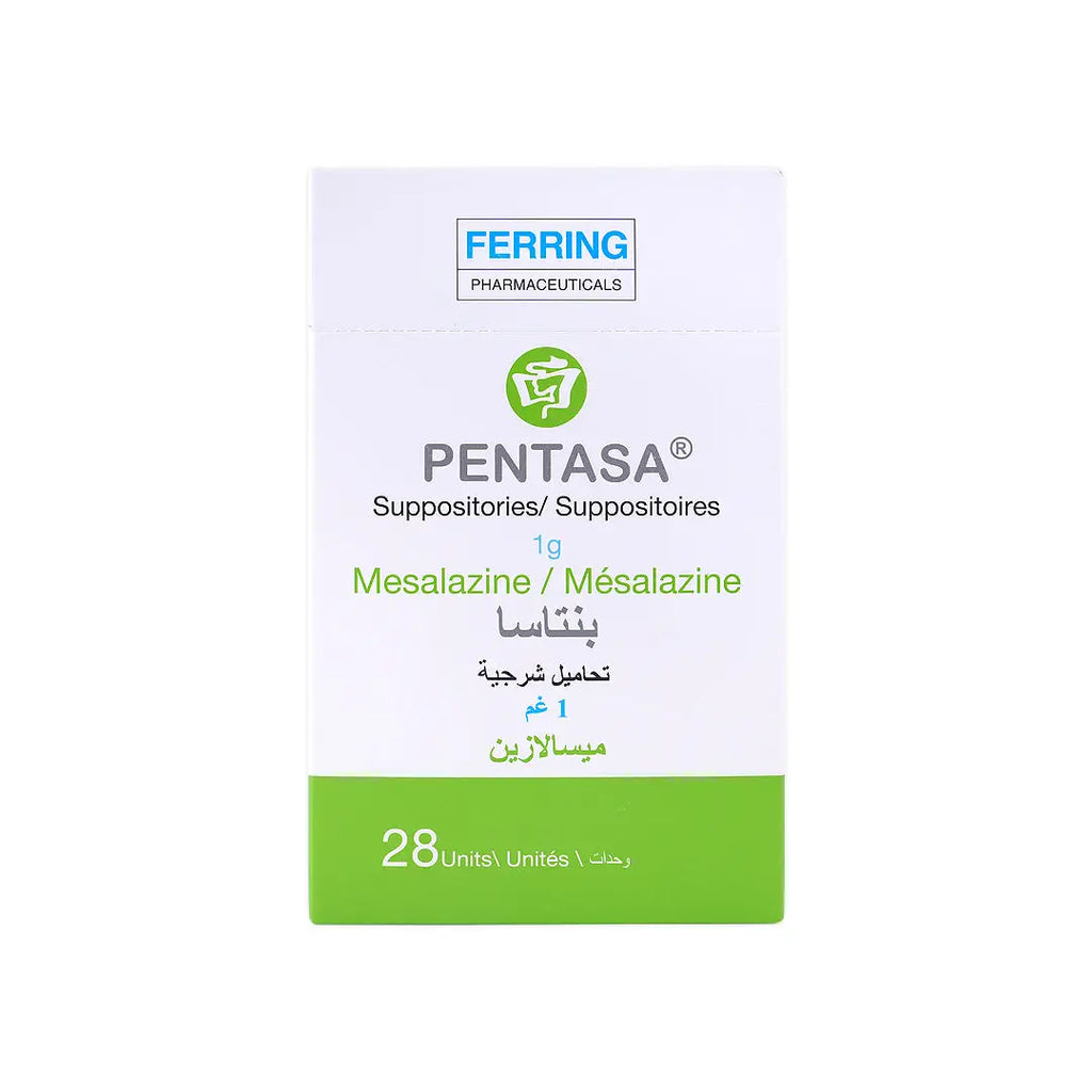 PENTASA 1GM 28 SUPPOSITORIES