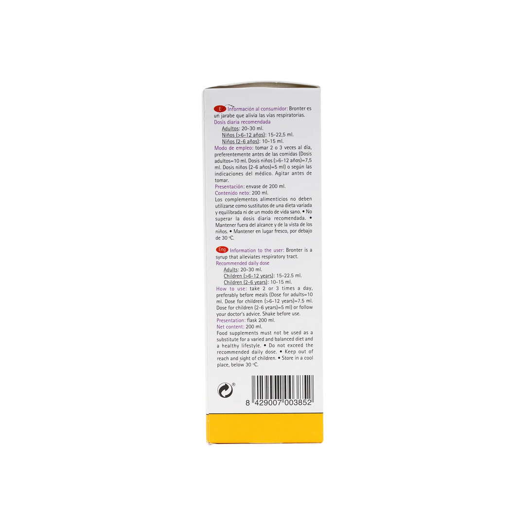 46877-Bronter Cough Syrup 200Ml +5