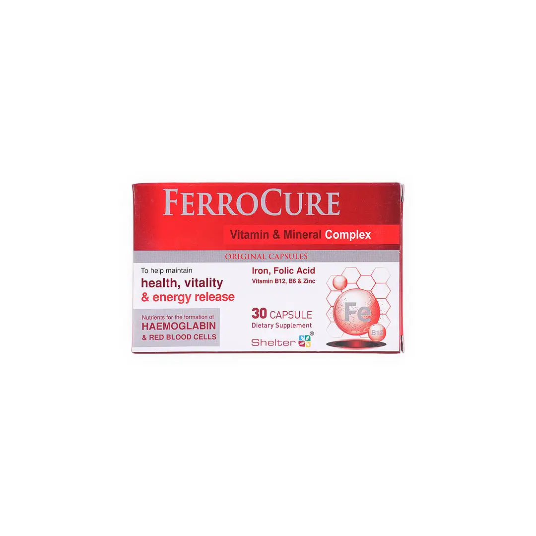 FERROCURE VITAMIN & MINERAL COMPLEX 30 CAPSULE