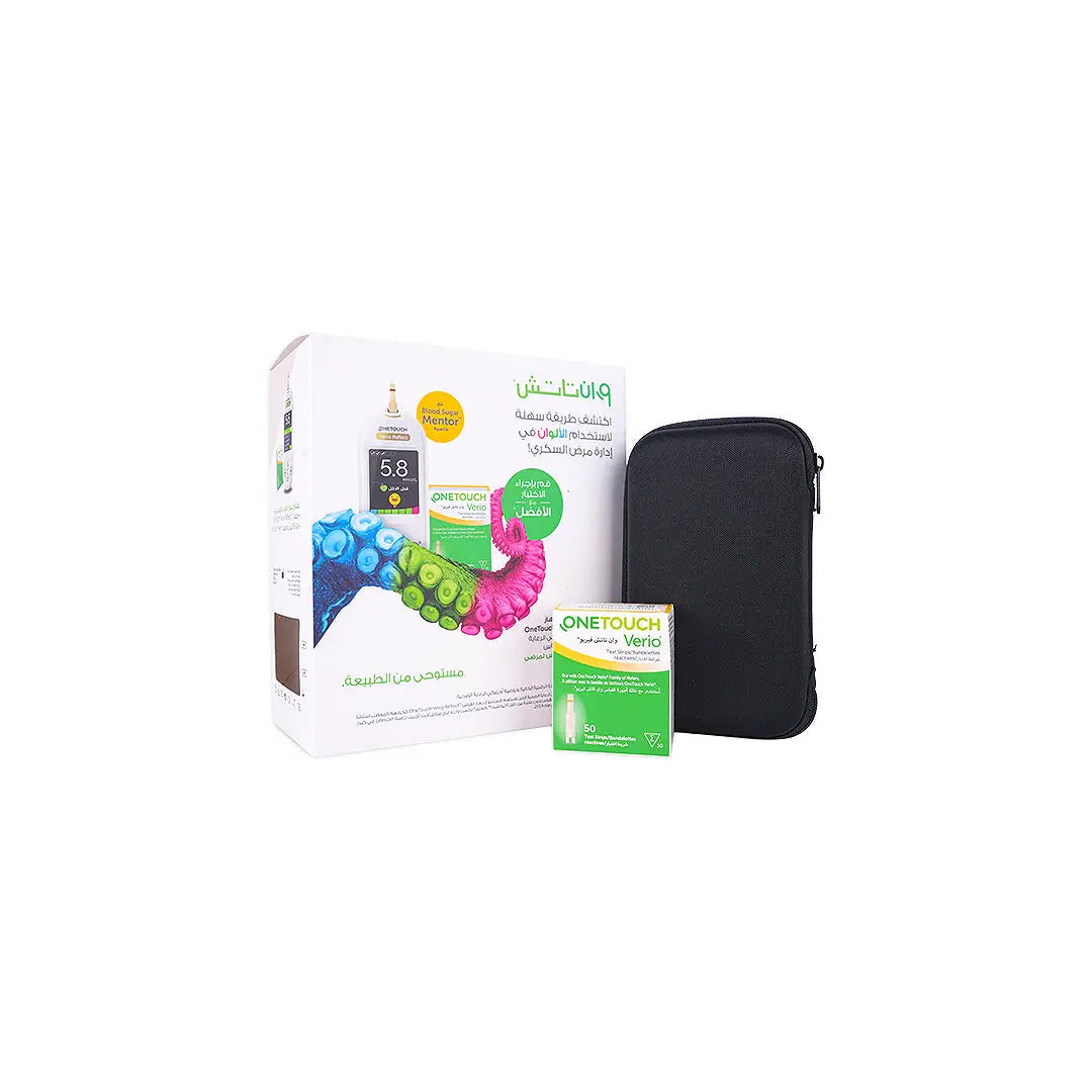 46887-One Touch Verio Reflect Glucometer+50 Strips +5