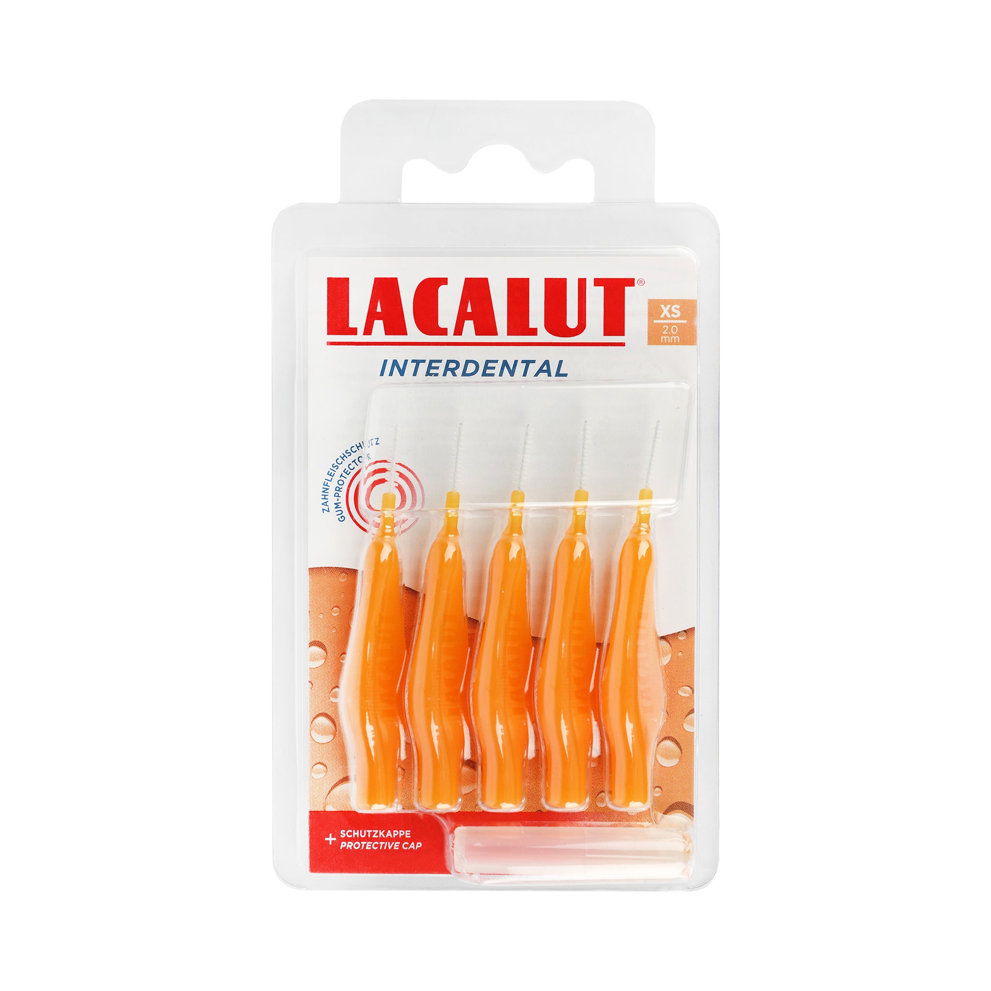 46902-Lacalut Interdental Brush Orange 2mm -XS