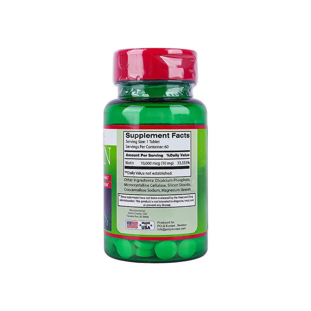 46907-Human Biotin 10,000 Mcg 60tab +1