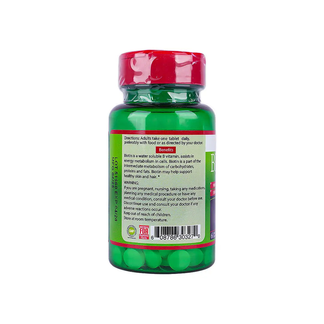 46907-Human Biotin 10,000 Mcg 60tab +2
