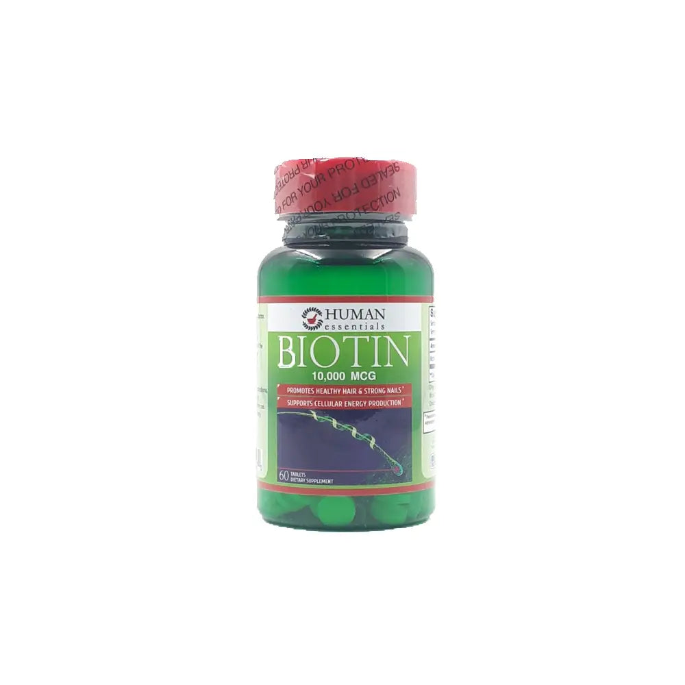Human Biotin 10,000 Mcg 60Tab